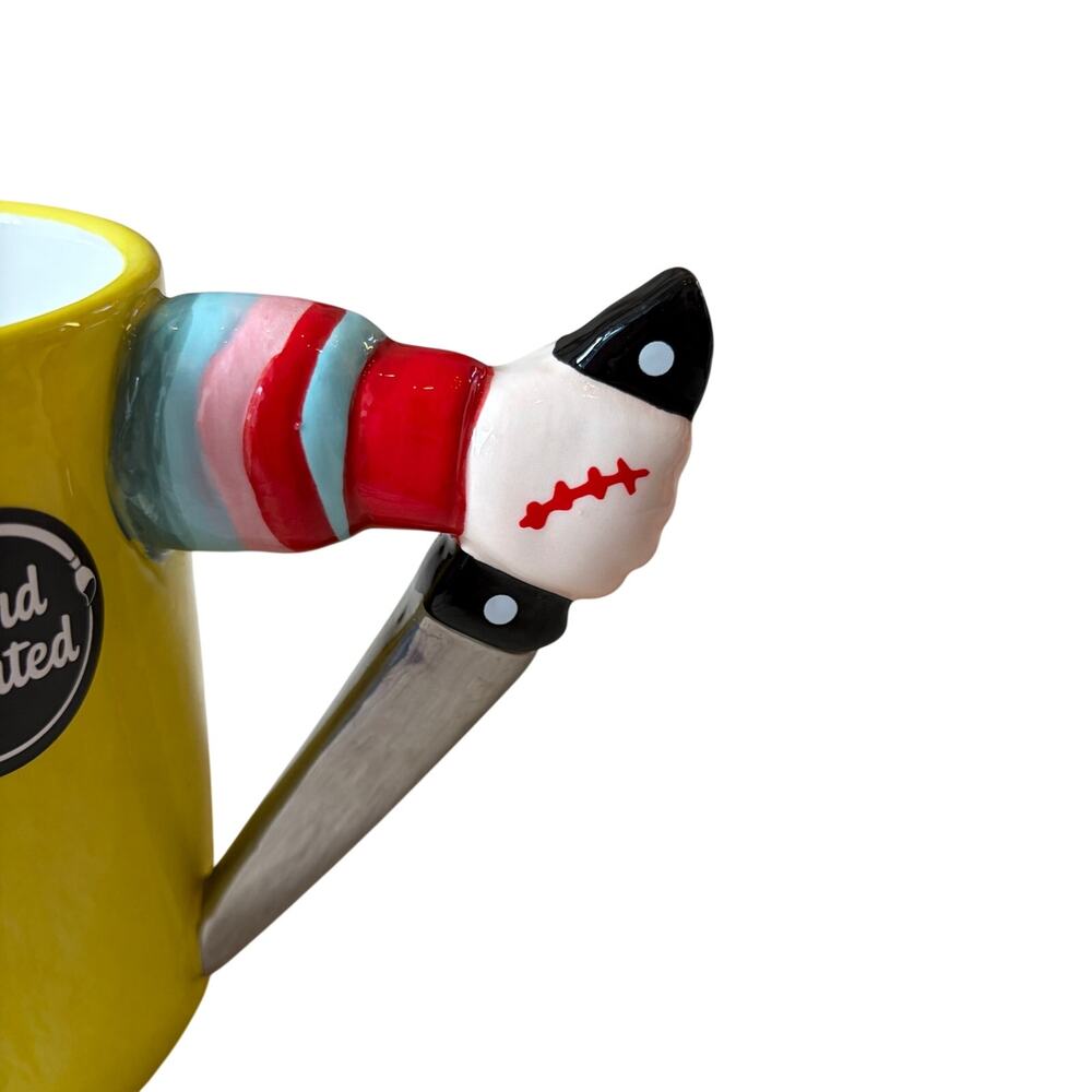 Universal Chucky Good Guys Knife Handle Coffee Mug 20oz Hand Painted New HTF - Picture 3 of 13